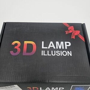 3D UNICORN Illusion Lamp - New In Box With Base & Remote - 7 Colors